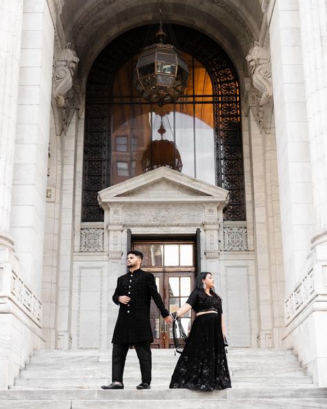 Wrujuta & Gaurang’s pre wedding session at the New York Public Library (one of the many locations we went to that day) is one of my favorites to date. The color of their outfits really stood out on the elegant architectural background that the NYPL has to offer. Furthermore, the expressions on their faces displaying their love for one another is clearly noticeable in each shot. It was an absolute pleasure to have captured these photos of such a lovely couple! . . . #prewedding #preweddingses... Architectural Background, Wedding Session, Lovely Couple, New York Public Library, That Day, Public Library, My Favorites, Pre Wedding, Architecture