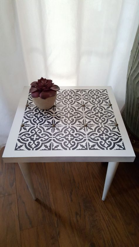 Tiled Table, Burlap Diy, Diy Farmhouse Coffee Table, Farmhouse Coffee Table, Tile Furniture, Tiled Coffee Table, Tile Table, Inlay Furniture, Diy Tile