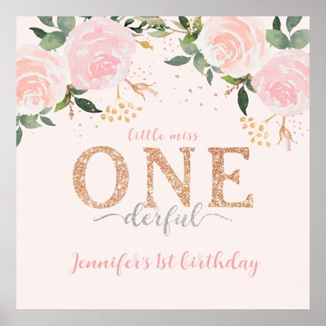 1st Birthday Sign, Little Miss Onederful, Miss Onederful, 1st Birthday Signs, Birthday Sign, Create Sign, Little Miss, 1st Birthday, Created By