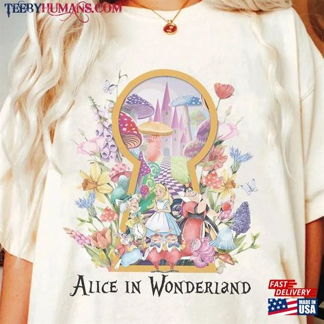 Alice In Wonderland Shirt, Alice In Wonderland Shirts, Alice In Wonderland Birthday, Disney Alice In Wonderland, Classy Outfits For Women, Disney Ideas, Birthday Tshirts, Shirts Ideas, Disney Alice