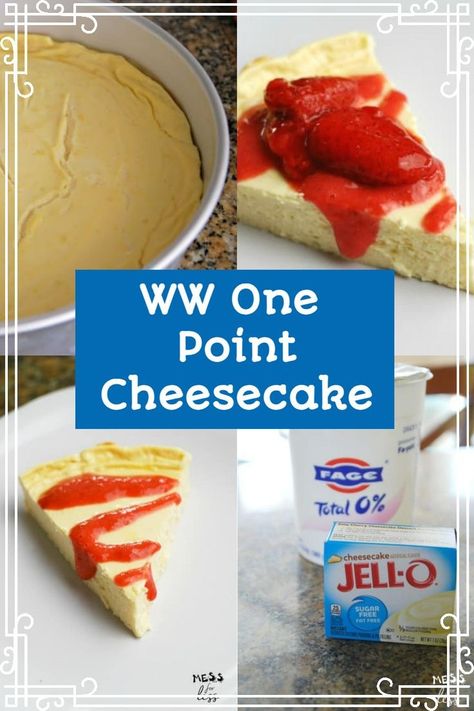 Cheesecake lovers, rejoice! Our WW One Point Cheesecake is a Weight Watchers friendly treat you won't want to miss. Enjoy a slice without the guilt! Low Calorie Cheesecake, Weight Watchers Cheesecake, Jello Cheesecake, Plain Cheesecake, Cheesecake Toppings, Sugar Free Pudding, Cheesecake Lovers, Weight Watchers Recipes Desserts, Berry Compote