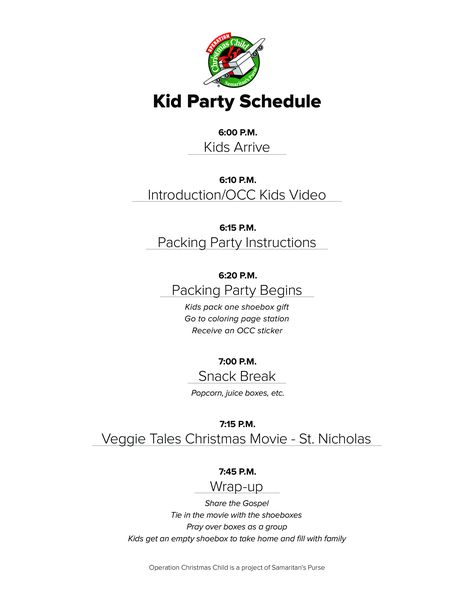 Kid's Party Schedule - How to create a Kid's Party Schedule? Download this Kid's Party Schedule template now! Kid Birthday Party Activities, Veggie Tales Christmas, Party Schedule, Birthday Itinerary, Kids Birthday Party Activities, Veggie Christmas, Party Timeline, Curiosity Approach, Kid Birthday Party