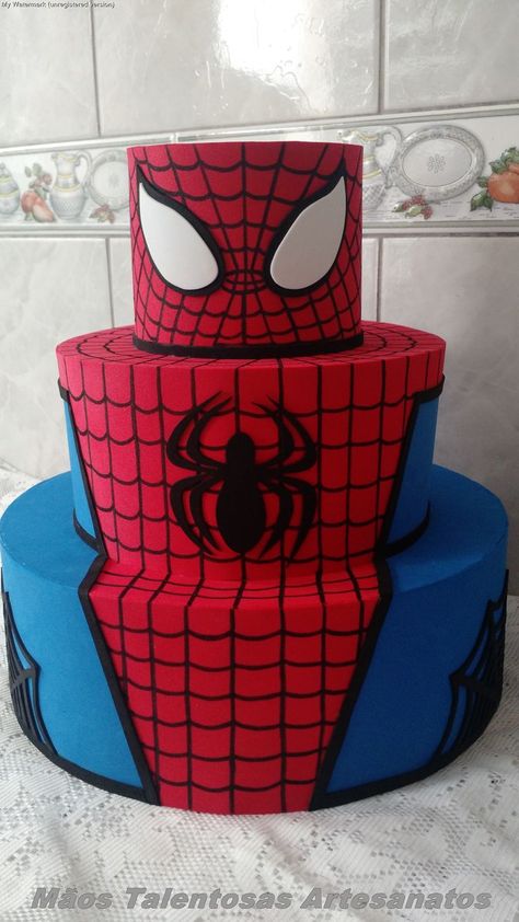 Spiderman Birthday Party Decorations, Spiderman Birthday Cake, Superman Birthday, Spiderman Gifts, Superhero Birthday Cake, Spiderman Theme, Avenger Birthday Party, Spiderman Birthday Party, Mens Birthday Party