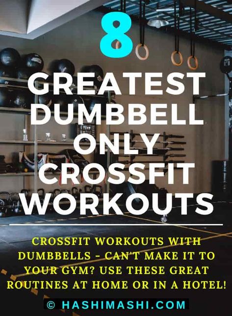 Dumbbell Only CrossFit Workouts - When you can't make it to your local gym, use these muscle-building routines at home or in your hotel!

best crossfit workouts dumbbells only | crossfit workout dumbbells only | crossfit workouts with dumbbells only | dumbbell only crossfit workout | dumbbell only crossfit workouts Crossfit Type Workouts, Dumbbell Bootcamp Workout, Muscle Building Dumbbell Workout, Wods Crossfit Workouts, Leg Workout Crossfit, Hotel Gym Dumbbell Workout, Dumbell Crossfit Workout, Crossfit Style Workouts, Kb Workout Crossfit