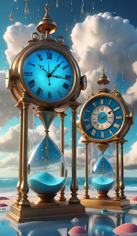 Fantasy Pocket Watch Art, Clock Fantasy Art, Magic Clock Fantasy Art, Clock Images, Hourglass Timer Art, Steampunk Clock Wallpaper, Time Travel Art, Ghost Ship Art, Globe Drawing