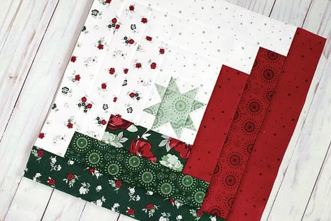 Star Log Cabin Quilt Block Pattern, 16-inch, Baby, Lap, Twin Queen Bed Size - Etsy Christmas Log Cabin Quilt Blocks, Sawtooth Star Quilt Block Free Pattern, Christmas Quilt Blocks Free Pattern, Xmas Basket, Queen Bed Size, Valor Quilts, Quilts Easy, Cabin Quilt Block, 16 Patch Quilt