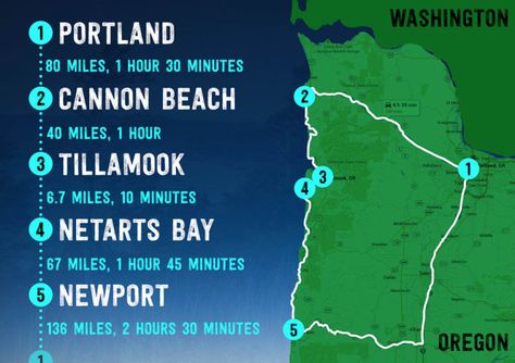 Using this map you'll be able to see and taste 5 distinct Oregon cities. I took a long weekend, taking Thursday, Friday and Monday off of work. While Thursday and Monday were primarily travel days (I was coming from NYC) I was still able to visit each city and spend a couple of hours taking in the sights and flavors. I spent most of my time in Portland and Newport. Oregon Roadtrip, Oregon Trip, Explore Oregon, Oregon Vacation, Oregon Road Trip, The Oregon Trail, West Coast Road Trip, Oregon City, Pacific Nw