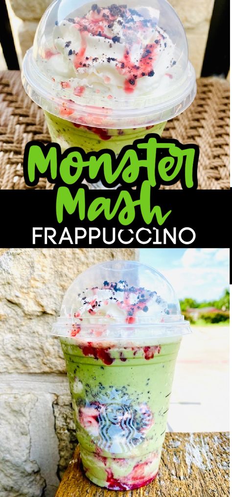 You Can Get A Monster Mash Frappuccino From Starbucks To Get In The Mood For Halloween Starbucks Halloween Drinks, Fall Coffee Recipes, Halloween Themed Desserts, Copycat Starbucks Drinks, Starbucks Flavors, Starbucks Fall Drinks, Starbucks Drink Menu, Disney Dishes, Starbucks Secret Menu Recipes