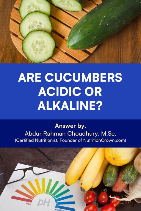 Hi, in this evidence-based blog post, I'm going to answer this question: Are Cucumbers Acidic or Alkaline? (Expert Answer) Acidic And Alkaline Foods, Alkaline Foods List, Avocado Juice, Answer This Question, Cucumber Juice, Caribbean Cuisine, Ph Level, Acidic Foods, Help Digestion