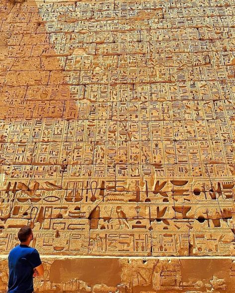 Ancient Gallery on Instagram: “So many hieroglyphics to read so little time. Medinet Habu is the second largest ancient temple ever discovered in Egypt, covering a total…” Ancient Egyptian Architecture, Ancient Egypt History, Camera Obscura, Luxor Egypt, Archaeological Discoveries, Egypt History, Egyptian History, Ancient Temples, Ancient Aliens