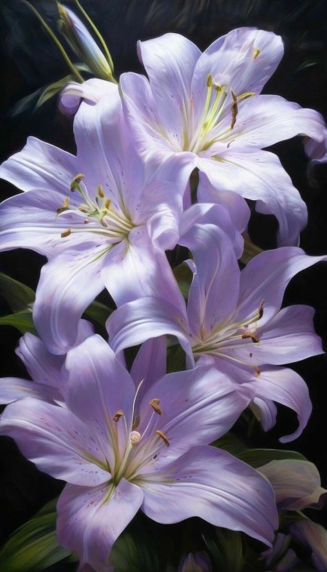 Lily Flower Purple, Lilies Aesthetic Flower, Lilys Aesthetic Flower, Lilies Flowers Aesthetic, Lili Flowers, Lily Flower Aesthetic, Lily Flower Wallpaper, Purple Lily Flower, Purple Lilly