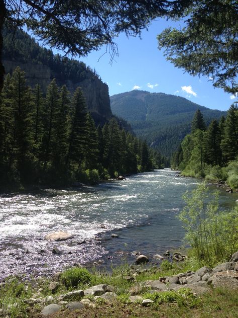 Gallatin River, Montana Gallatin River Montana, Montana Views, River Pics, Granola Girl Aesthetic Outfits, River Scenery, Girl Aesthetic Outfits, Scenic Nature, Granola Girl Aesthetic, Yellowstone River