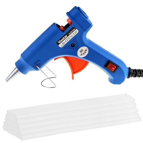 hot glue gun- a must have for crafts! Kids Crafts Toddlers, Diy Dog Gate, Diy Dream Catcher, Diy Wood Stain, Diy Dog Crate, In Home Office, Diy Shadow Box, Art Supplies Storage, Dog House Diy