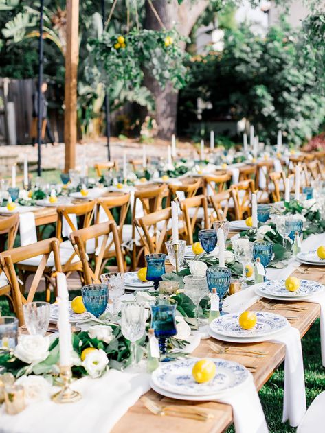 Golden Seaside Lemon Wedding | San Diego Real Wedding | Gallery | Item 40 Cabana Wedding, Wedding Cabana, Wedding Arbor Ideas, Tablescapes Rustic, Arbor Ideas, Rustic Dinner, San Diego Botanic Garden, Metal Arbor, Lemon Wedding