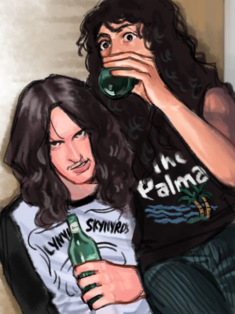 #KirkHammett #CliffBurton #Metallica #TrashMetal #Metal #Art #Fanart Cliff Burton Fanart, Klars Metallica Fanart, Metallica Drawing, Metallica Fanart, Metallica Meme, Metal Fanart, Steddie Fanart, Kirk Hammet, Metallica Art