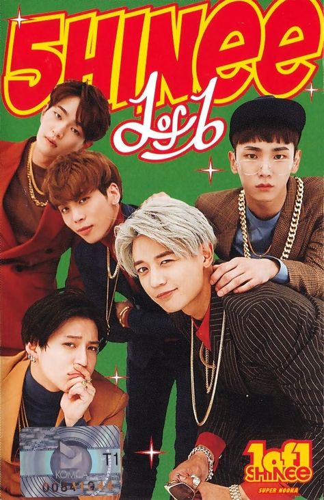 SHINee ~ 1 of 1 The 5th album (cassette ver.) Shinee 1 Of 1, Shinee 1of1, Shinee Albums, Shinee Debut, Shinee Onew, Onew Jonghyun, Pop Posters, Kpop Posters, Jay Park