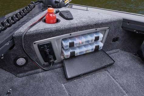 Bass Boat Accessories, Mini Bass Boats, Bass Boat Ideas, Jon Boat Fishing, Boat Conversion, Boat Modifications, Jon Boat Modifications, Fishing Boat Accessories, Boat Upgrades