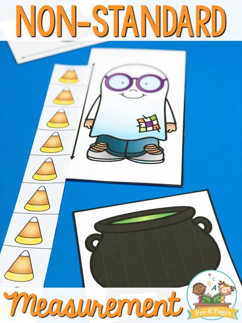 Preschool Measurement Activities Measurement Activities Preschool, Halloween Measurement, Measurement Lessons, Measurement Worksheets, Pre K Pages, Measurement Activities, Halloween Preschool, Preschool Books, Math Activities Preschool