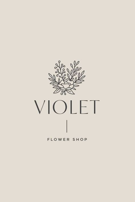 Flower Shop Logo, Earthy Logos, Color Palette Brand, Branding Color Palette, Mystic Logo, Letters Calligraphy, Flower Shop Design, Hand Drawn Logo Design, Fonts Calligraphy