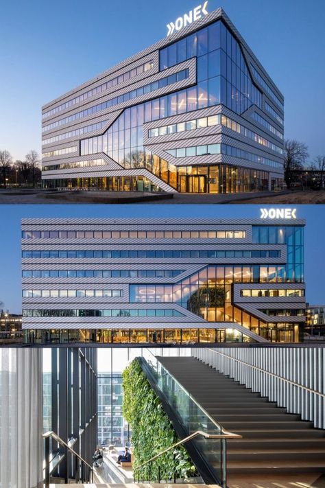 Matrix ONE Mixed Use Building, Laboratory Design, Innovative Office, Sci Fi Landscape, Innovation Center, Campus Design, Science Park, Hospital Interior, Arch Ideas