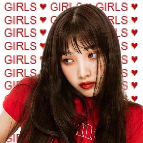 Girl G, Red Icons:), Red Velvet Joy, Girl Cakes, Red Aesthetic, White Aesthetic, Kpop Aesthetic, Girl Icons, Venom