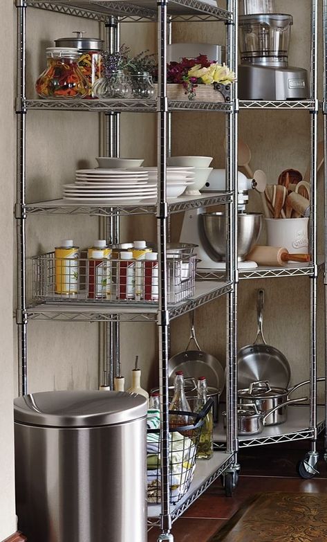 Ikea Omar, American Kitchen Design, Diy Pantry Organization, Organize Your Pantry, Hack Ikea, Pantry Shelving, Diy Pantry, Small Pantry, American Kitchen