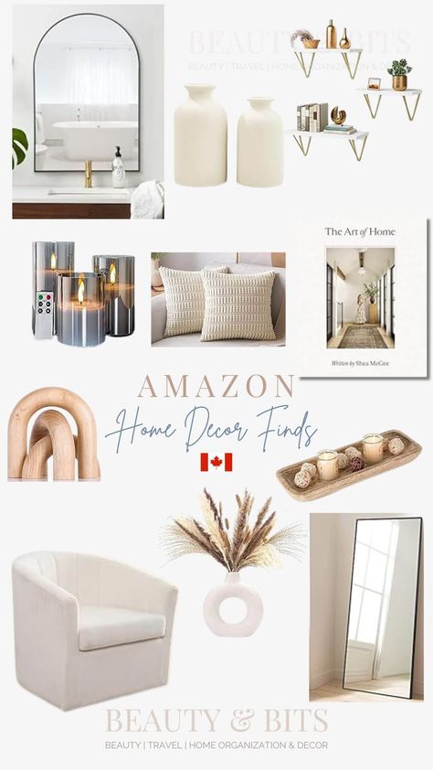 Transform your home into a cozy haven with these top budget-friendly home decor finds from Amazon Canada 🤩 Get inspired by our favourites, and create your own dream space. Home Organization Kitchen, Canada Decor, Laundry Bedroom, Home Minimalist, Home Decor Finds, Interior Design Decor, Amazon Canada, Magical Home, Budget Friendly Decor