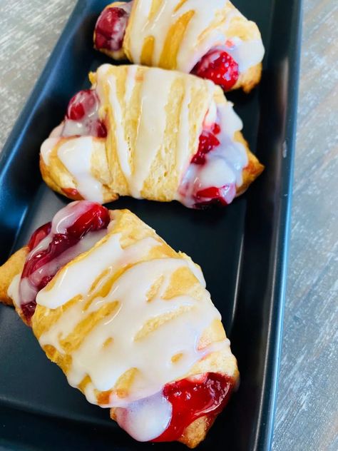 Traeger Cherry Turnovers - If You Give a Girl a Grill Using Cherry Pie Filling, Cherry Turnovers, Cream Cheese Crescent Rolls, Pellet Grill Recipes, Cherry Pie Filling, Girl A, Pellet Grill, Cooking On The Grill, Crescent Rolls