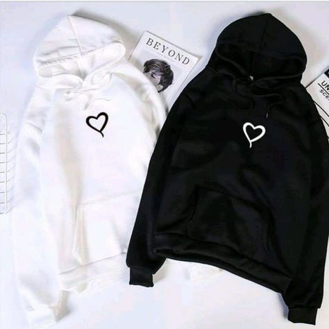 Couples Sweatshirts Hoodie, Best Friend Hoodies, Sweatshirt Women Casual, Matching Hoodies, Trendy Hoodies, Stylish Hoodies, Couples Sweatshirts, Matching Couple Outfits, Couples Hoodies