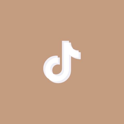 Tiktok Icon App Brown , Pastel Brown Icon App Aesthetic Light Brown Tiktok Icon, Tiktok Brown Icon, Brown Icon App, Icon App Aesthetic, Brown Tiktok, App Aesthetic, Tiktok Icon, Christmas Wallpaper Iphone Cute, Pastel Brown