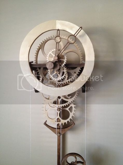 Simple Clock, Wooden Gear Clock, Wooden Clocks, Clock Gears, Wooden Gears, Gear Clock, Cnc Projects, Wood Clocks, Wooden Clock