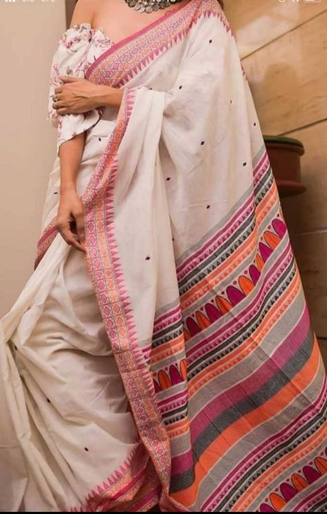 Pure handloom musrised cotton Dongri khadi saree for indian women traditional and ethnic wear all body weaving work with blouse piece Cotton Sarees Handloom, Khadi Saree, Handloom Weaving, Basic Blouses, Saree Trends, Elegant Saree, Work Design, Saree Dress, Fedex Express