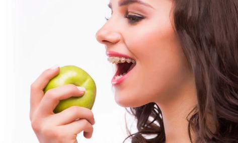 What Foods can You Not Eat with Braces? What To Eat With Braces, Teeth Diseases, Fiber Bread, Getting Braces, Orthodontic Appliances, Discolored Teeth, Metal Braces, Soft Foods, How To Prevent Cavities