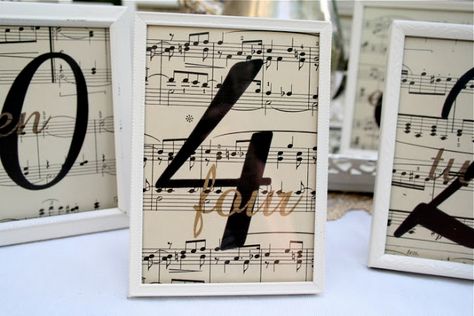 Music Party Centerpieces, Sheet Music Wedding, Music Table, Music Theme Birthday, Music Themed Parties, Music Themed Wedding, Birthday Photo Booths, בר מצווה, Music Party