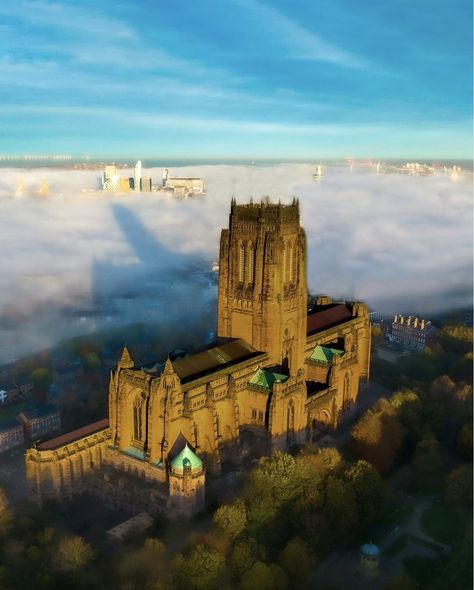 Liverpool Cathedral, Tower Bridge, Liverpool, Beautiful Places, Tower, House Styles, Travel