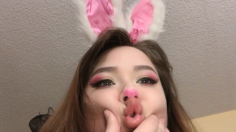 Simple Bunny Makeup, Bunny Halloween Makeup, Bunny Face Paint, Bunny Makeup, Nose Makeup, Halloween Makeup Easy, Bunny Face, Samhain, Easy Halloween