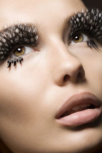 Discovering Design: EYE LASH FEVER HALLOWEEN How To Apply Blusher, Eyelashes Drawing, Feather Eyelashes, Fantasy Make-up, Natural Eye Cream, Dramatic Eyes, Eyelash Serum, Foto Art, Fantasy Makeup