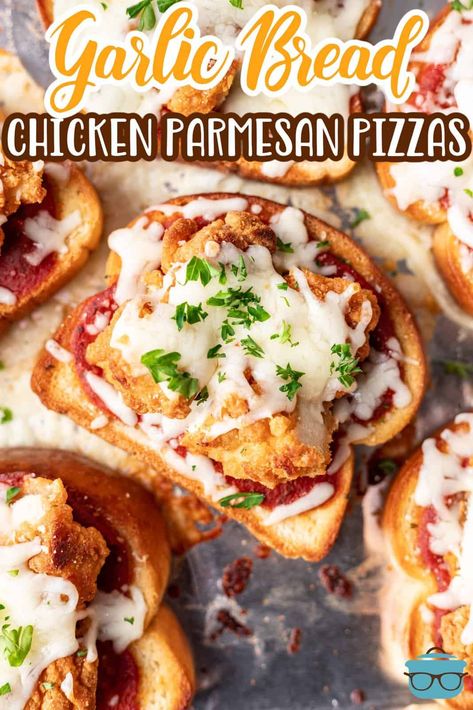 Chicken Parm Garlic Bread, Frozen Garlic Bread Ideas, Recipes Using Frozen Garlic Bread, Frozen Breaded Chicken Recipes, Garlic Bread Pizza Sandwiches, Texas Toast Chicken Parm, Garlic Parmesan Pizza Grilled Cheese, Chicken Alfredo With Garlic Bread, Garlic Parm Chicken Sandwich