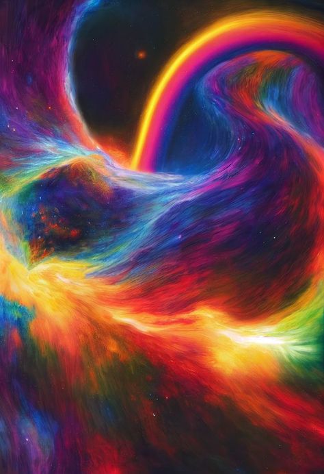 The Melting Rainbow Universe Melting Rainbow, Rainbow Images, Astrology Planets, Trippy Wallpaper, Iphone Wallpaper Images, Rainbow Wallpaper, Beautiful Fantasy Art, Art Background, Light Art