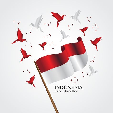 Independence Day Images Download, Indonesian Independence Day, Watercolor Pattern Background, Independence Day Greeting Cards, Independence Day Greetings, Indonesian Independence, Indonesian Flag, Red And White Flag, Independence Day Images