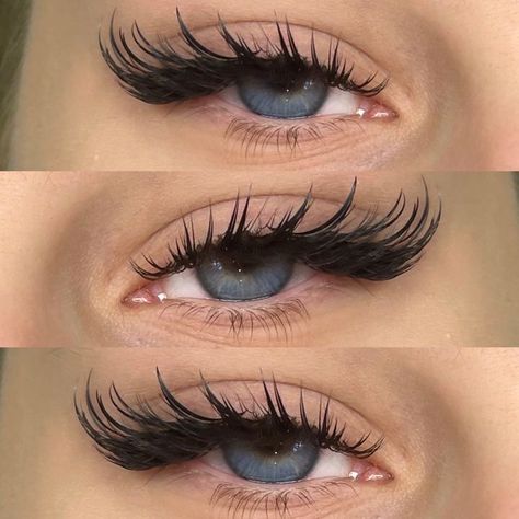 Flared Eyelash Extensions, Mascara On Lashes, Mascara Effect Lash Extensions, Wet Eyelash Look, Wet Mascara Lash Extensions Look, Wet Mascara Lash Extensions, Lash Extensions Wet Look, Pretty Lash Extensions, Wet Lashes Look Extensions