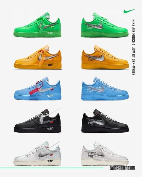 Sneaker News on Instagram: "What's your favorite Off-White x Air Force 1 Low?⁠" Off White Air Force 1, Batman Comic Wallpaper, Off White X Nike, Outfit Hombre, White Air Force 1, Nike Off White, Street Style Outfits Men, Air Force 1 Low, Street Style Outfit