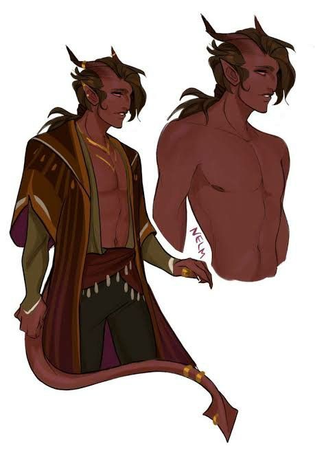 Punk Tiefling, Demon Outfit Male, Male Tiefling Character Design, Star Wars Oc Male, Monk Character Design, Male Tiefling, Lawful Neutral, Rich Guy, Tiefling Bard