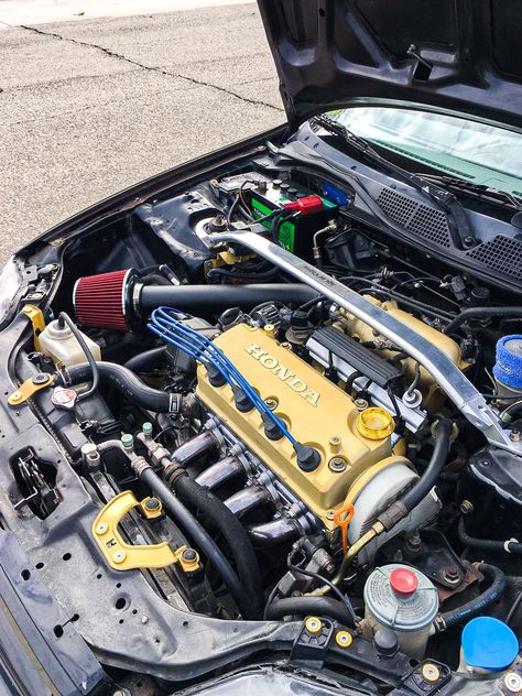 Motor civic D15z6 vtec Skunk2 Ngk blue Filter AEM Civic Ferio, Honda Civic Engine, Vtec Engine, Honda Vtec, Civic Ek, Civic Eg, Cat Engines, Super Fast Cars, Honda Civic Hatchback