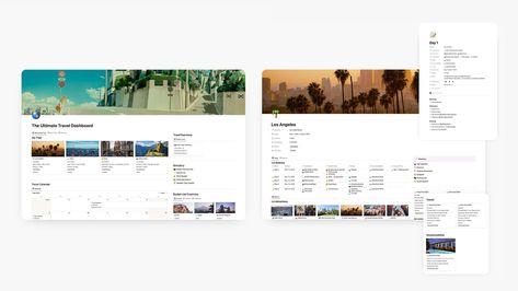 Notion Travel Template, Travel Bucket Lists, Travel Template, Itinerary Design, Travel Planner Template, Notion Templates, Adventure Vacation, Itinerary Template, Vacation Days