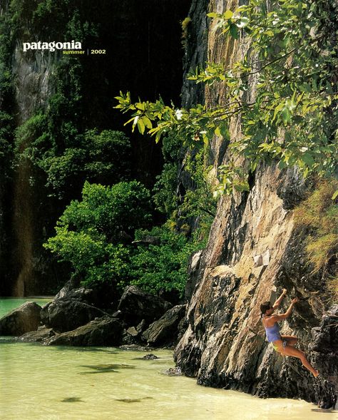 Patagonia catalog | Summer 2002 | @patagonia #patagonia #archive #moodboard #aesthetic #2000s Patagonia Ad Campaign, Old Patagonia Ads, Vintage Patagonia Ad, Patagonia Lifestyle, Patagonia Covers, Patagonia Photos, Patagonia Magazine, Backpacker Outfits, Patagonia Catalog