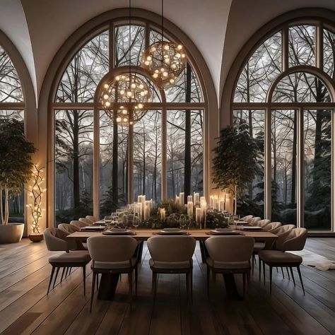 Dining Room Aesthetic Luxury, French Home Interior Design, Modern Chateau Interior, European House Interior Design, Luxury Dining Room Mansions, French Villa Interior, Beautiful Dining Room Decor, House Design Inspiration, Dining Room Large