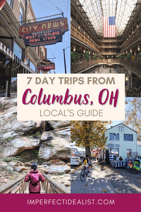 Ohio Vacation Ideas, Columbus Ohio Things To Do In, Ohio Adventures, Day Trips In Ohio, Ohio Day Trips, Ohio Hiking, Ohio Destinations, Columbus Georgia, Ohio Travel