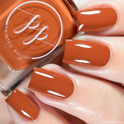 Spice Nails, Pumpkin Spice Nails, Sassy Nails, Fall Gel Nails, Makijaż Smokey Eye, Nails Only, Fall Nail Colors, Orange Nails, Manicure Y Pedicure