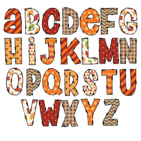 Autumn Alphabet Letters, Fall Lettering Ideas, Autumn Fonts Alphabet, Thanksgiving Fonts Alphabet, Bulletin Board Letters Free Printables Fall, Thanksgiving Font, Fall Alphabet Letters, Fall Alphabet, Fall Letters Printable